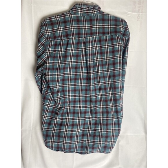 St. Johns Bay Men's Plaid Size Large Long Sleeve Button Down Flannel Shirt - Picture 9 of 9